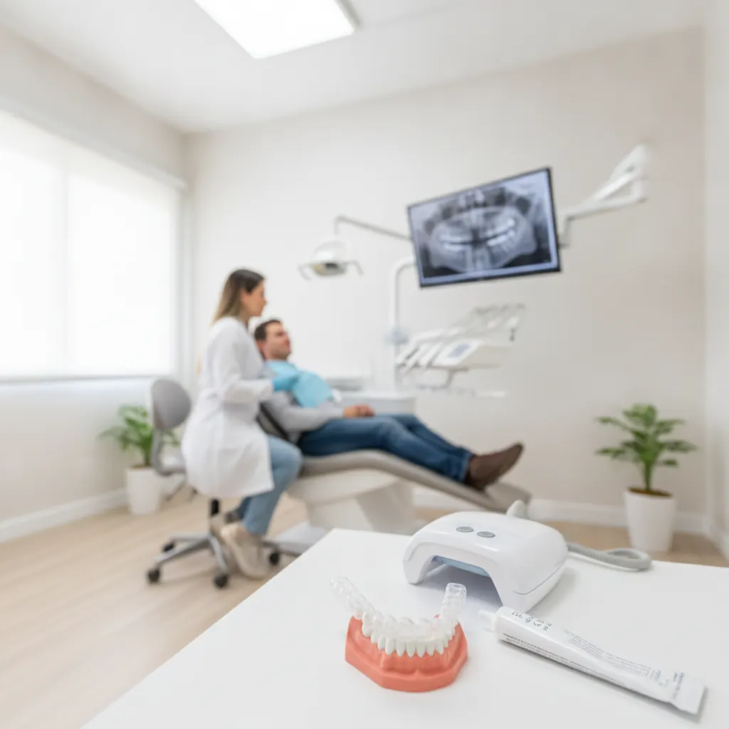 Alinhadores Invisíveis e Clareamento Dental ao Mesmo Tempo em Naviraí