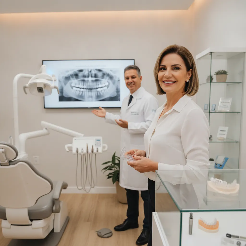 Alinhadores Invisíveis para Adultos acima de 40 Anos em Naviraí