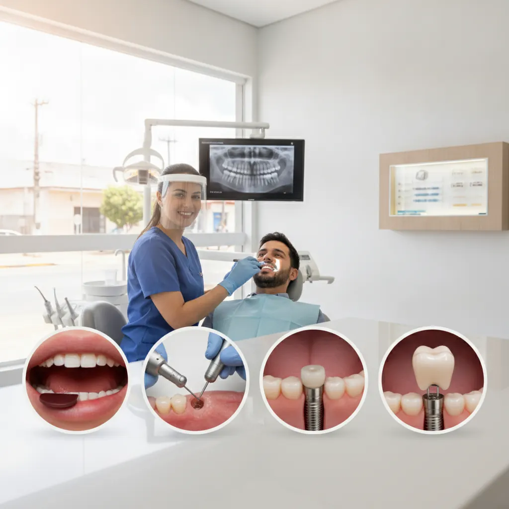 Implante dentário em Naviraí: como funciona o tratamento